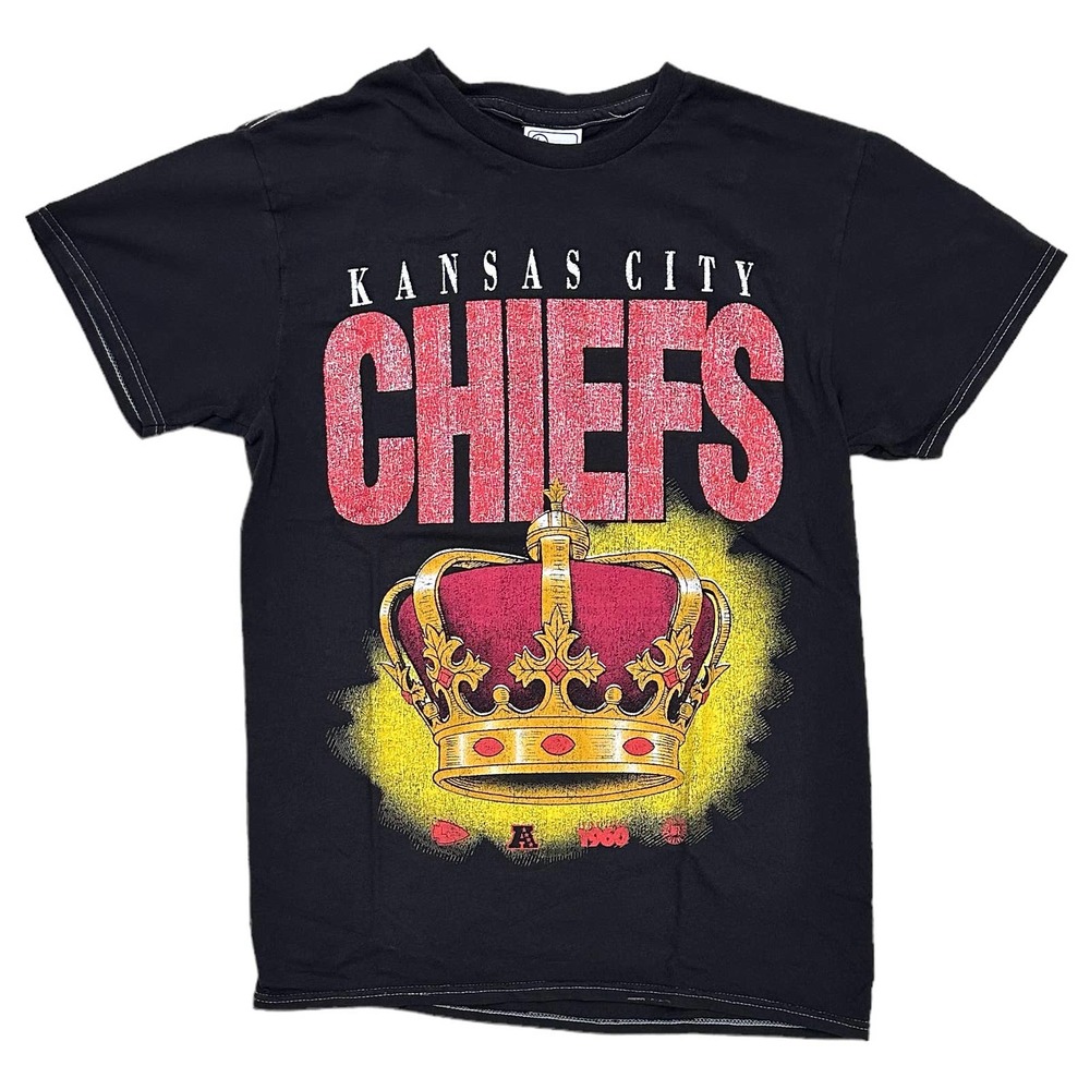 Kansas City Chiefs by 47 Brand Men's Vintage Tubular Distressed Tee T-Shirt